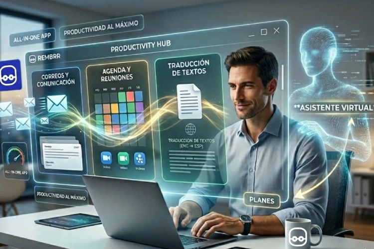 Virtual assistant managing emails, calendar, and translations.